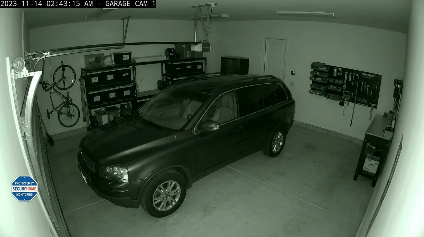 防犯カメラ設置工事の様子4