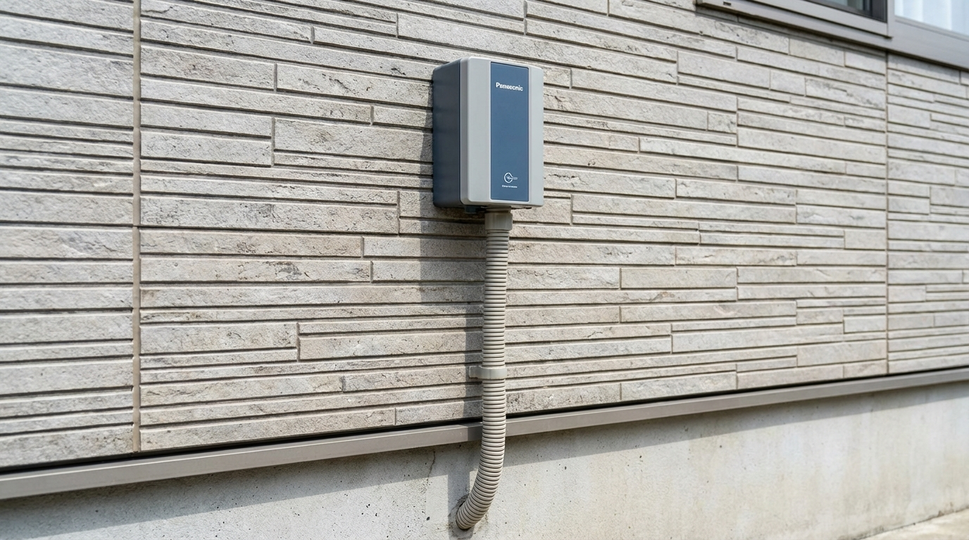 EV充電器設置工事の様子3